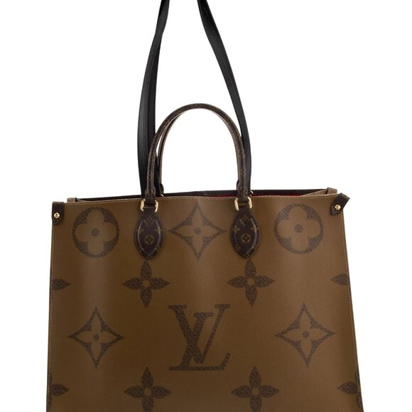 AUTHENTIC LOUIS VUITTON GIANT TOTE (PREOWNED) (Color: Brown Coated Canvas) - Picture 2 of 4